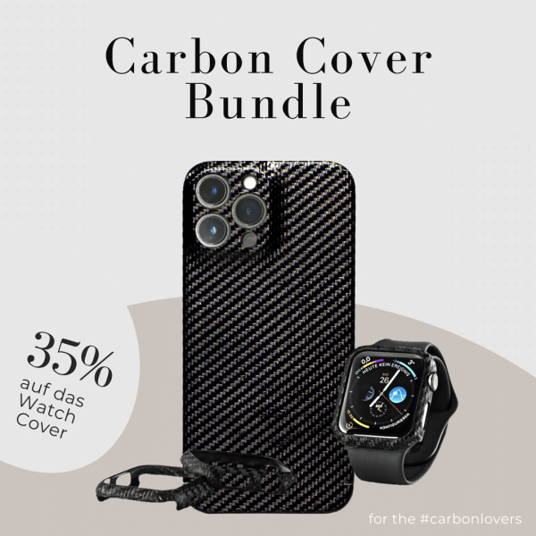 Carbon Cover Bundle iPhone 14 Serie + Apple Watch