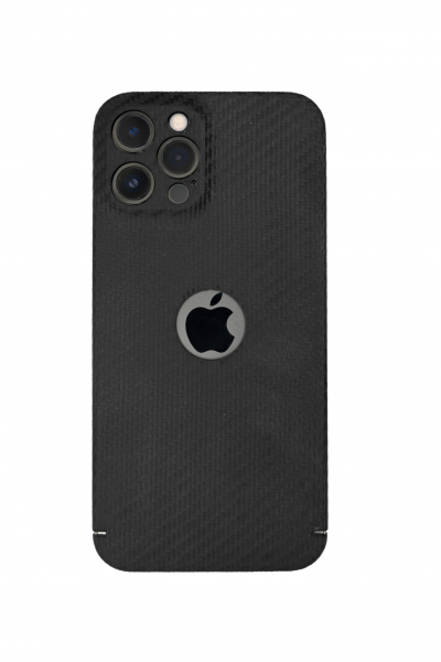 Carbon Cover iPhone 13 Pro Max mit Logowindow